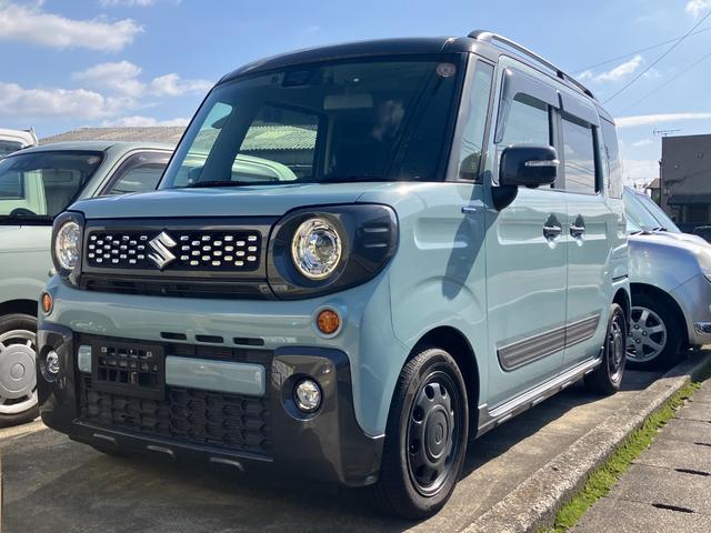 スペーシアギア ハイブリッドＸＺ　ターボ　４ＷＤ　全方位モニター　スズキセーフティサポート　両側パワースライドドア　シートヒーター　ナビ　ＴＶ　ＬＥＤヘッドライト　Ｂｌｕｅｔｏｏｔｈ　ルーフレール　ＥＴＣ　パドルシフト　プッシュスタート（4枚目）