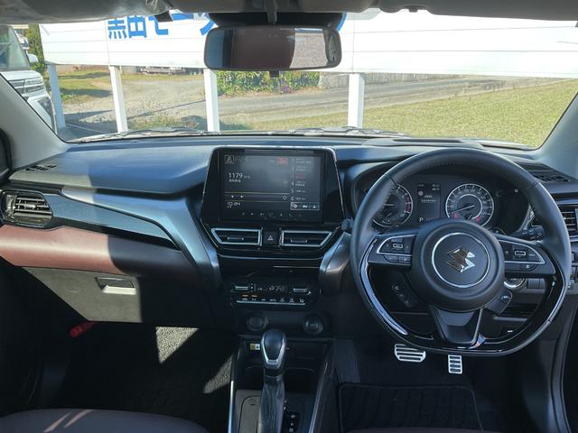 フロンクス ベースグレード　９インチスマホ連携ナビ　全方位モニター　フルセグＴＶ　ＨＤＭＩ入力　ワイヤレス充電器　ヘッドアップディスプレイ　シートヒーター　電動パーキングブレーキ　スズキセーフティ（20枚目）