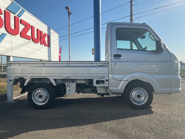 キャリイトラック ＫＣエアコン・パワステ農繁仕様　７型　高低速２段切替パートタイム４ＷＤ　　　デフロック　パワーウインド　キーレス　クリアランスソナー　ＬＥＤ荷台作業灯　リヤ４枚リーフサスペンション（4枚目）