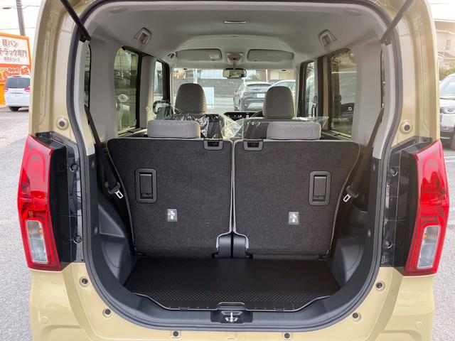 タント Ｘ　届出済未使用車　衝突軽減ブレーキ　禁煙車　運転席シートヒーター　ＬＥＤライト　スマキー　ｉストップ　フルフラットシート　ＬＤＷ　キーレス　衝突低減ブレーキ　助手席エアバック　点検記録簿　ベンチシート（13枚目）