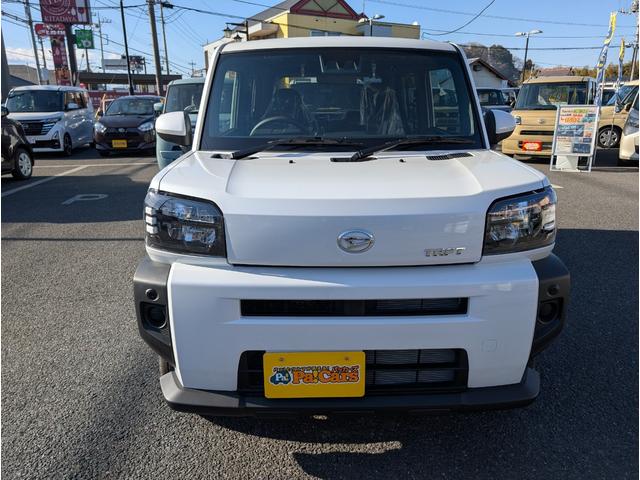 タフト Ｘ　サイドＳＲＳ　軽減ブレーキ　横滑り防止機能　キーフリー　車線逸脱　エコアイドリングストップ　スカイルーフ　スマートキ－　パワーウインドウ　エアバック　フルオートエアコン　ＬＥＤヘッドライト　ＡＢＳ付き（6枚目）