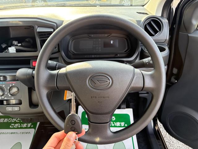 ミライース Ｌ　ＳＡＩＩＩ　届出済未使用車　禁煙車　衝突被害軽減ブレーキ　禁煙　全席パワーウインドウ　パワーハンドル　横滑り防止機能　キーレスキー　デュアルエアバック　運転席エアバッグ　ＡＢＳ　エアコン　整備記録簿（17枚目）