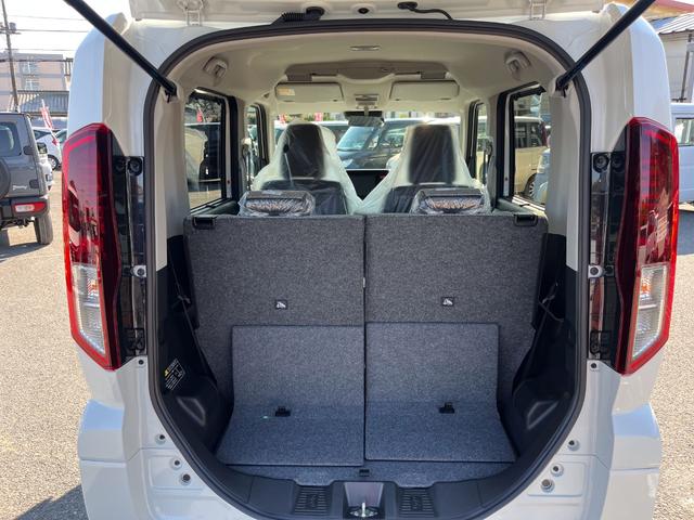 スペーシア ハイブリッドX 運転席エアバッグ デュアルセンサーブレーキ LKAS サイドエアバッグ 運転席助手席エアバッグ 前席シートヒーター LED フルフラットシート ESP スマートキー リモコンキー ベンチシート ABS(12枚目)