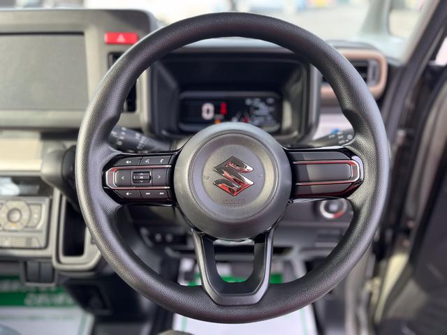 スペーシア ハイブリッドＧ　届出済未使用車　衝突軽減ブレーキ　禁煙車　キーレススタートシステム　フルフラット　パワーステアリング　フロントベンチシート　低速時衝突軽減ブレーキ　アイドリングＳ　オートＬＥＤ　パーキングセンサー（6枚目）
