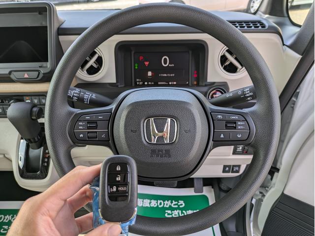 Ｎ－ＢＯＸ ベースグレード　届出済未使用車　衝突軽減ブレーキ　禁煙車　前席シートヒーター　フルフラットシート　オートクルーズ　ＬＥＤヘッドライト　ＥＣＯモード　衝突安全ボディ　パワーウィンドウ　パワーステアリング　ＡＨＢ（17枚目）
