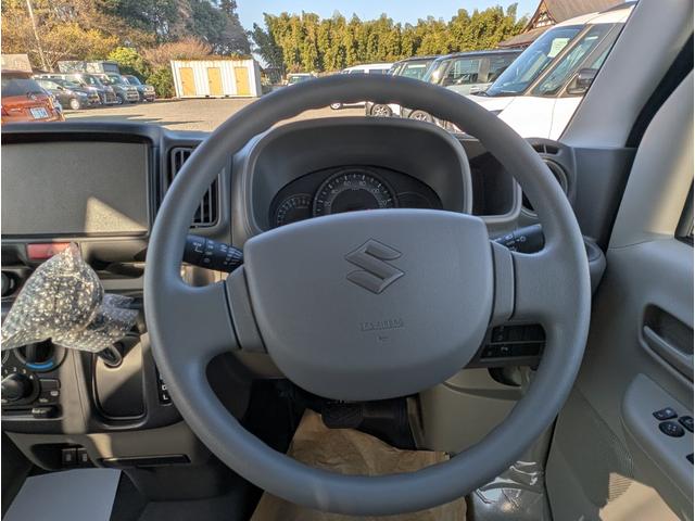 エブリイ PC 届出済未使用車 衝突軽減ブレーキ 禁煙車 キーレスエントリーシステム オートハイビーム 前席パワーウインドウ シートヒーター付 LEDヘッド セキュリティーアラーム パワーステアリング Aライト(6枚目)