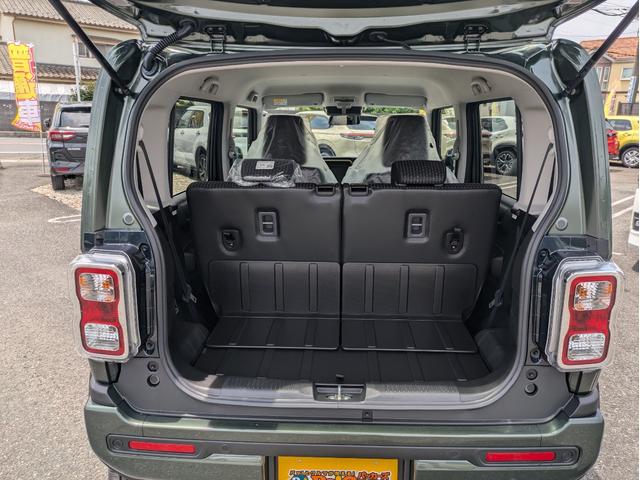 ハスラー ハイブリッドＧ　衝突回避支援システム　定期点検記録簿　フルフラット　電動格納式ドアミラー　スマートキーシステム　ダブルエアバック　パワーステアリング　横滑り防止システム　ベンチシート　エアコン　パワーウィンドウ（12枚目）