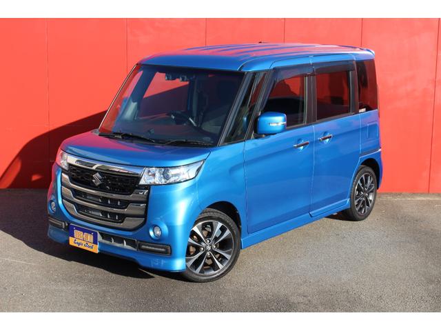 スペーシアカスタムZ ターボ ターボ/純正ナビ/全方位カメラ/両側パワースライド/デュアルブレーキサポート/クルコン/シートヒーター/レーンディパーチャー/TRC/アイドリングストップ/ETC(2枚目)