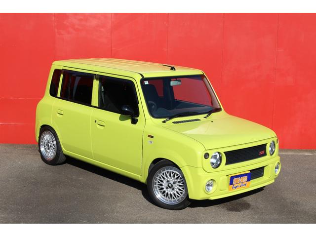 アルトラパン SS リビルトE/G クラッチ新品 ジムニー純正色 15インチアルミ ロッソモデロマフラー MOMOハンドル&シフトノブ TEIN車高調 LEDヘッドライト(4枚目)