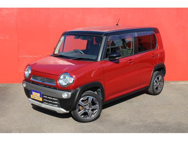 ハスラー X ツートンカラー レーダーブレーキサポート レーンディパーチャー 前席シートヒーター ナビ/TV 純正アルミ スマートキー(2枚目)