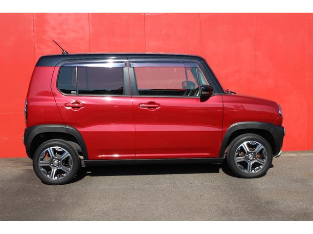 ハスラー X ツートンカラー レーダーブレーキサポート レーンディパーチャー 前席シートヒーター ナビ/TV 純正アルミ スマートキー(5枚目)