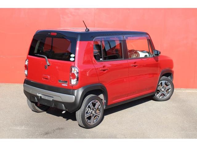 ハスラー X ツートンカラー レーダーブレーキサポート レーンディパーチャー 前席シートヒーター ナビ/TV 純正アルミ スマートキー(6枚目)