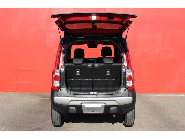 ハスラー X ツートンカラー レーダーブレーキサポート レーンディパーチャー 前席シートヒーター ナビ/TV 純正アルミ スマートキー(17枚目)