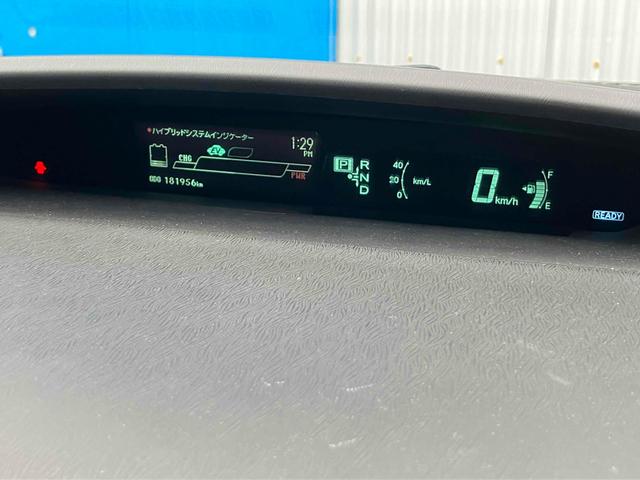 プリウス S ETC バックカメラ ナビ TV アルミホイール オートライト HID CVT スマートキー 電動格納ミラー 盗難防止システム CD DVD再生 ミュージックプレイヤー接続可 衝突安全ボディ ABS(37枚目)