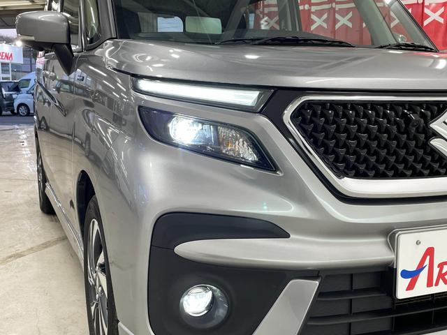 ソリオバンディット ハイブリッドＭＶ　４ＷＤ　スズキセーフティーサポート　純正ナビ　フルセグＴＶ　ＣＤ　ＤＶＤ再生　Ｂｌｕｅｔｏｏｔｈ接続　ＥＴＣ　ドラレコ　両側電動スライドドア　１５インチＡＷ　クルーズコントロール　プッシュスタート（12枚目）