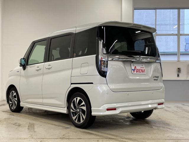 ソリオバンディット ハイブリッドＭＶ　４ＷＤ　スズキセーフティーサポート　純正ナビ　フルセグ　ＴＶ　ＥＴＣ　ドラレコ　ＣＤ　ＤＶＤ再生　Ｂｌｕｅｔｏｏｔｈ接続　両側電動スライドドア　１５インチ純正ＡＷ　クルーズコントロール（7枚目）