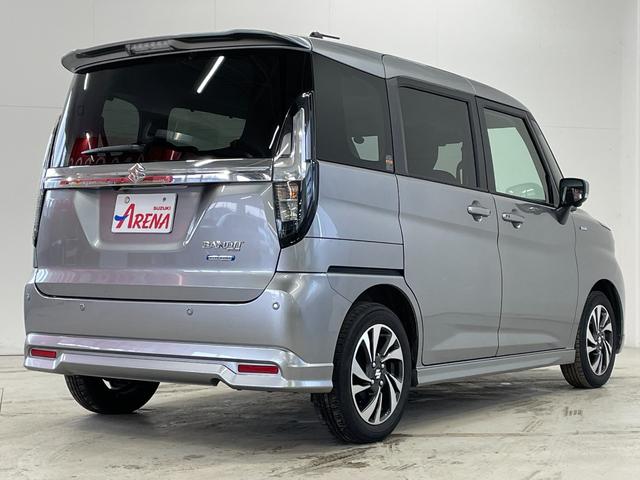 ソリオバンディット ハイブリッドＭＶ　４ＷＤ　スズキセーフティーサポート　純正ナビ　フルセグ　ＴＶ　ＥＴＣ　ドラレコ　ＣＤ　ＤＶＤ再生　Ｂｌｕｅｔｏｏｔｈ接続　両側電動スライドドア　１５インチ純正ＡＷ　クルーズコントロール（5枚目）