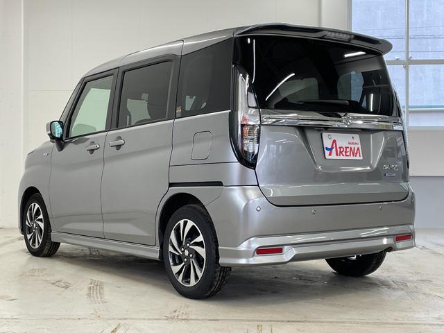 ソリオバンディット ハイブリッドＭＶ　４ＷＤ　スズキセーフティーサポート　純正ナビ　フルセグ　ＴＶ　ＥＴＣ　ドラレコ　ＣＤ　ＤＶＤ再生　Ｂｌｕｅｔｏｏｔｈ接続　両側電動スライドドア　１５インチ純正ＡＷ　クルーズコントロール（7枚目）