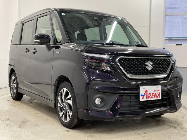 ソリオバンディット ハイブリッドＭＶ　４ＷＤ　スズキセーフティーサポート　純正ナビ　フルセグＴＶ　ＣＤ　ＤＶＤ再生　Ｂｌｕｅｔｏｏｔｈ接続　ＥＴＣ　ドラレコ　両側電動スライドドア　１５インチＡＷ　クルーズコントロール　プッシュスタート（3枚目）