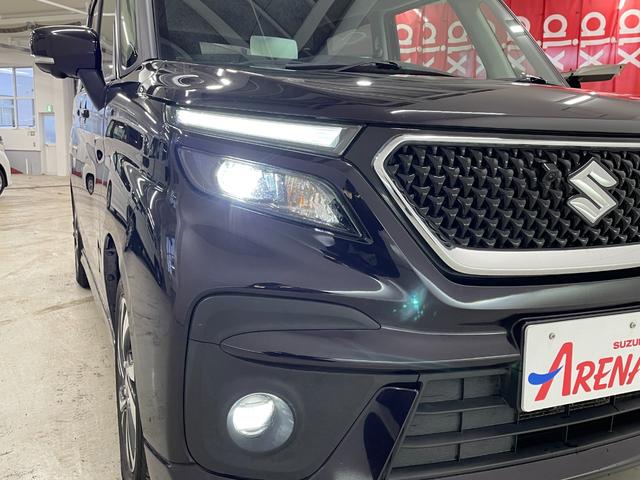 ソリオバンディット ハイブリッドＭＶ　４ＷＤ　スズキセーフティーサポート　純正ナビ　フルセグＴＶ　ＣＤ　ＤＶＤ再生　Ｂｌｕｅｔｏｏｔｈ接続　ＥＴＣ　ドラレコ　両側電動スライドドア　１５インチＡＷ　クルーズコントロール　プッシュスタート（12枚目）