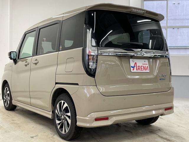 ソリオバンディット ハイブリッドＭＶ　４ＷＤ　スズキセーフティーサポート　純正ナビ　フルセグＴＶ　ＣＤ　ＤＶＤ再生　Ｂｌｕｅｔｏｏｔｈ接続　ＥＴＣ　ドラレコ　両側電動スライドドア　１５インチＡＷ　クルーズコントロール　プッシュスタート（7枚目）