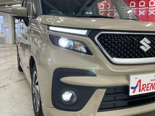 ソリオバンディット ハイブリッドＭＶ　４ＷＤ　スズキセーフティーサポート　純正ナビ　フルセグＴＶ　ＣＤ　ＤＶＤ再生　Ｂｌｕｅｔｏｏｔｈ接続　ＥＴＣ　ドラレコ　両側電動スライドドア　１５インチＡＷ　クルーズコントロール　プッシュスタート（12枚目）