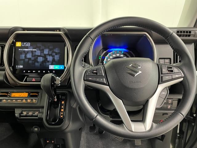 ハスラー JスタイルIIターボ 4WD スズキセーフティーサポート 純正9インチナビ 全方位カメラ フルセグTV 純正15インチAW CD DVD再生 ETC クルーズコントロール プッシュスタート シートヒーター USBソケット(17枚目)