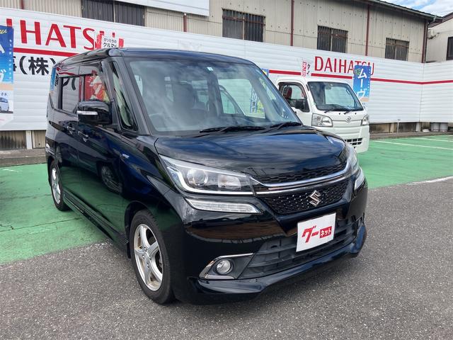 ソリオバンディット ハイブリッドＭＶ　４ＷＤ　ワンオーナー　ナビ　フルセグＴＶ　バックカメラ　全周囲カメラ　クルーズコントロール　レーンアシスト　エアロ　シートヒーター　ＥＴＣ　ＬＥＤ　オートライト　オートマチックハイビーム　車検整備付（2枚目）