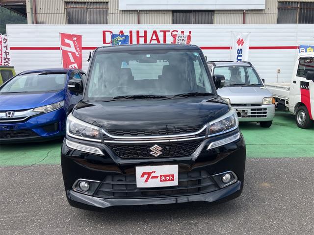 ソリオバンディット ハイブリッドＭＶ　４ＷＤ　ワンオーナー　ナビ　フルセグＴＶ　バックカメラ　全周囲カメラ　クルーズコントロール　レーンアシスト　エアロ　シートヒーター　ＥＴＣ　ＬＥＤ　オートライト　オートマチックハイビーム　車検整備付（3枚目）