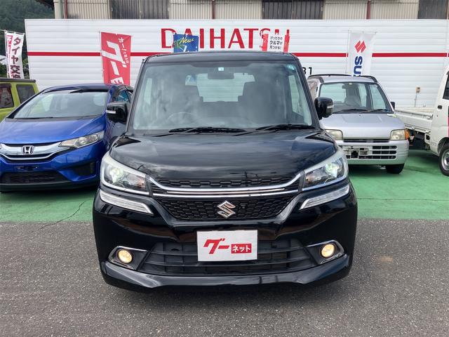 ソリオバンディット ハイブリッドＭＶ　４ＷＤ　ワンオーナー　ナビ　フルセグＴＶ　バックカメラ　全周囲カメラ　クルーズコントロール　レーンアシスト　エアロ　シートヒーター　ＥＴＣ　ＬＥＤ　オートライト　オートマチックハイビーム　車検整備付（4枚目）