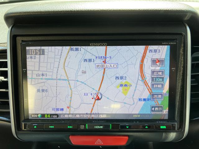 Ｎ－ＢＯＸカスタム Ｇ・Ｌパッケージ　ＥＴＣ　両側スライド・片側電動　ナビ　ＴＶ　オートライト　ＨＩＤ　スマートキー　アイドリングストップ　電動格納ミラー　ベンチシート　ＣＶＴ　盗難防止システム　ＡＢＳ　ＥＳＣ（11枚目）