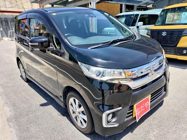 ｅＫカスタム Ｇセーフティパッケージ　ナビ　衝突被害軽減システム　オートマチックハイビーム　ＨＩＤ　スマートキー　アイドリングストップ　電動格納ミラー　シートヒーター　ベンチシート　ＣＶＴ　盗難防止システム　ＡＢＳ　ＥＳＣ　ＣＤ（13枚目）