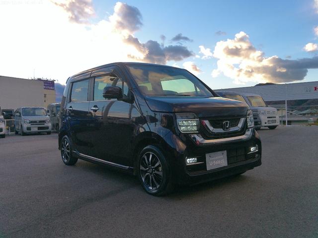 N-WGNカスタム Lホンダセンシング HondaSENSING Gathers8インチプレミアムインターナビ ナビゲ連動ETC車載器 運転席シートヒーター LEDヘッドライト+オートリトラミラー 電子制御パーキングブレーキ(5枚目)
