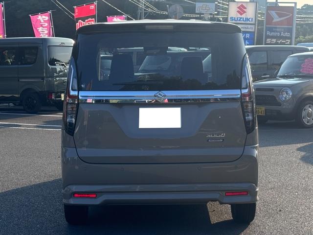 ソリオ ハイブリッドMZ 登録済未使用車 両側電動スライドドア クリアランスソナー オートクルーズコントロール レーンアシスト 衝突被害軽減システム アルミホイール オートライト LEDヘッドランプ スマートキー(8枚目)