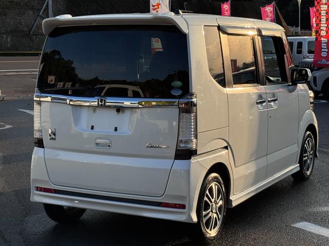 N-BOXカスタム G・Lパッケージ 禁煙車 社外ナビ TV Bカメラ Bluetooth ドラレコ パワースライドドア 車検整備付き(7枚目)