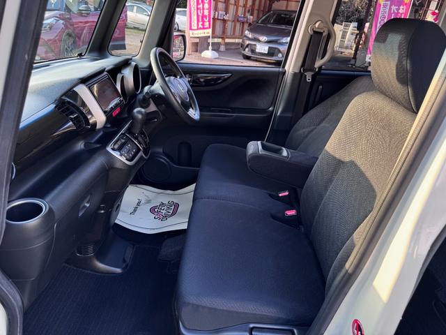 N-BOXカスタム G・Lパッケージ 禁煙車 社外ナビ TV Bカメラ Bluetooth ドラレコ パワースライドドア 車検整備付き(14枚目)