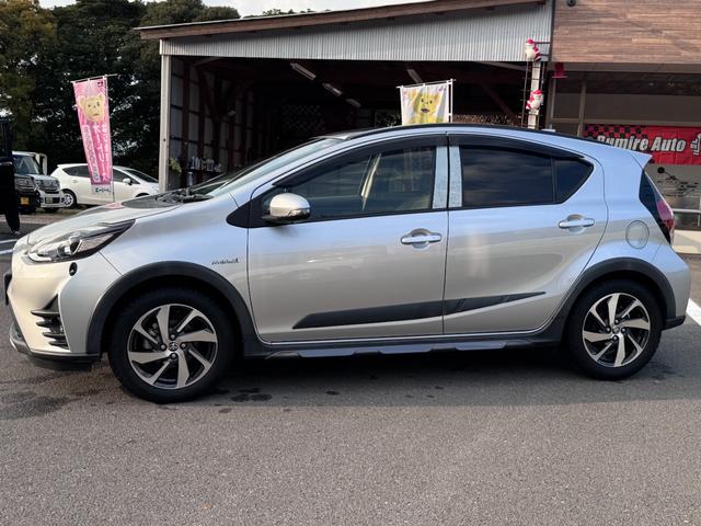 アクア 禁煙車 衝突軽減ブレーキ 純正ナビ TV Bカメラ Bluetooth ETC 前席シートヒーター 車検整備付き(10枚目)