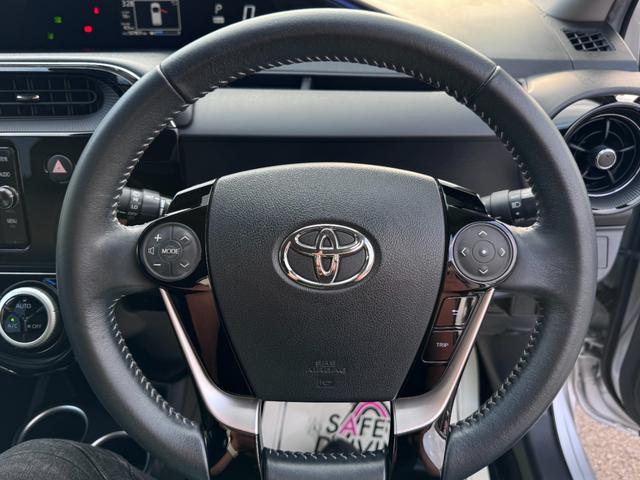 アクア 禁煙車 衝突軽減ブレーキ 純正ナビ TV Bカメラ Bluetooth ETC 前席シートヒーター 車検整備付き(20枚目)