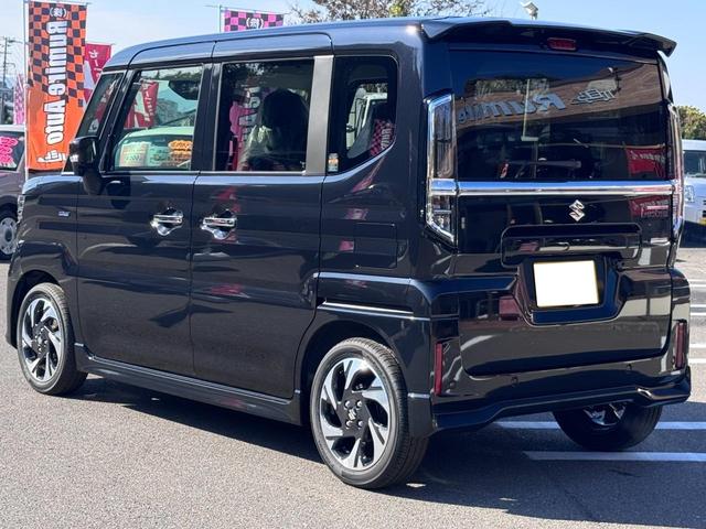 スペーシアカスタム ハイブリッドXS 届出済未使用車 衝突軽減ブレーキ 両側パワースライドドア LEDライト ハーフレザーシート シートヒーター オットマン ヘッドアップディスプレイ アダプティブクルーズコントロール(9枚目)