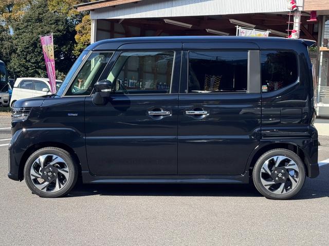 スペーシアカスタム ハイブリッドXS 届出済未使用車 衝突軽減ブレーキ 両側パワースライドドア LEDライト ハーフレザーシート シートヒーター オットマン ヘッドアップディスプレイ アダプティブクルーズコントロール(10枚目)