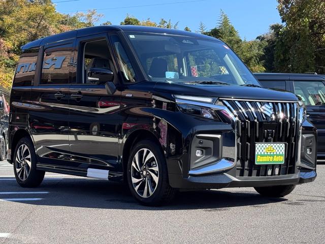 ソリオバンディット ハイブリッドMV 登録済未使用車 9型ナビ フルセグTV Bluetooth 全方位カメラ 衝突被害軽減ブレーキ クリアランスソナー 両側電動スライドドア USBソケット LEDヘッドライト シートヒーター(5枚目)