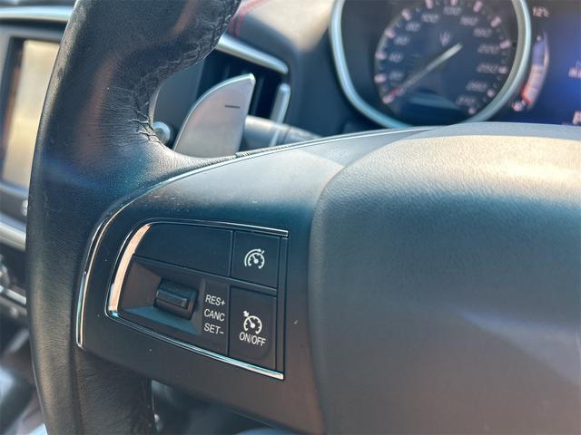 ギブリ ベースグレード　ＨＩＤ　ＬＥＤポジション　純正ナビ　ＥＴＣ　バックカメラ　Ｐソナー　パドルＳ　本革シート　シートＨ　　ＳＲ　ＷＡＬＤブラックバイソンエアロキットＦ・Ｓ・Ｒ　Ｐスタート　Ｉストップ　１９インチＡＷ（19枚目）