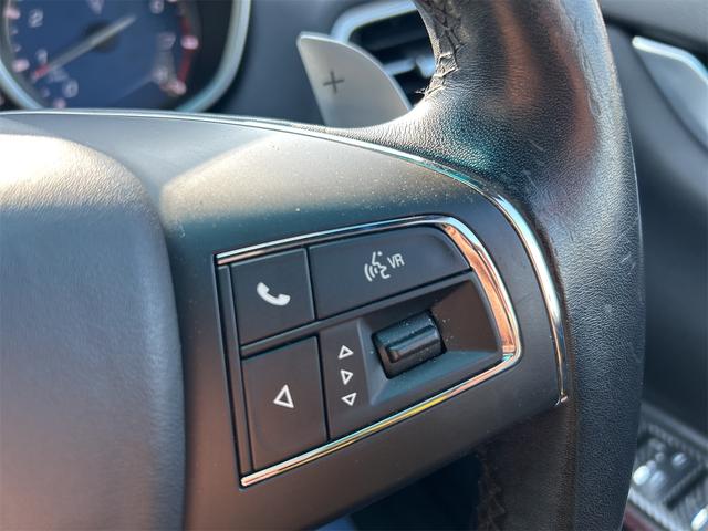 ギブリ ベースグレード　ＨＩＤ　ＬＥＤポジション　純正ナビ　ＥＴＣ　バックカメラ　Ｐソナー　パドルＳ　本革シート　シートＨ　　ＳＲ　ＷＡＬＤブラックバイソンエアロキットＦ・Ｓ・Ｒ　Ｐスタート　Ｉストップ　１９インチＡＷ（20枚目）