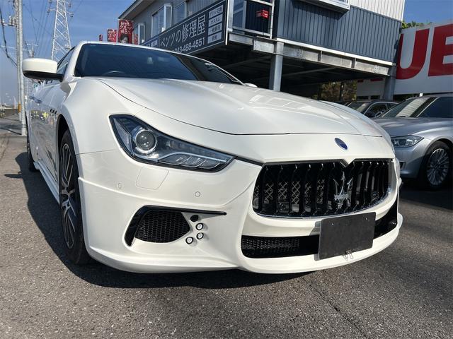 ギブリ ベースグレード　ＨＩＤ　ＬＥＤポジション　純正ナビ　ＥＴＣ　バックカメラ　Ｐソナー　パドルＳ　本革シート　シートＨ　　ＳＲ　ＷＡＬＤブラックバイソンエアロキットＦ・Ｓ・Ｒ　Ｐスタート　Ｉストップ　１９インチＡＷ（36枚目）