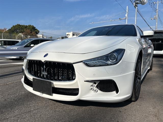 ギブリ ベースグレード　ＨＩＤ　ＬＥＤポジション　純正ナビ　ＥＴＣ　バックカメラ　Ｐソナー　パドルＳ　本革シート　シートＨ　　ＳＲ　ＷＡＬＤブラックバイソンエアロキットＦ・Ｓ・Ｒ　Ｐスタート　Ｉストップ　１９インチＡＷ（38枚目）