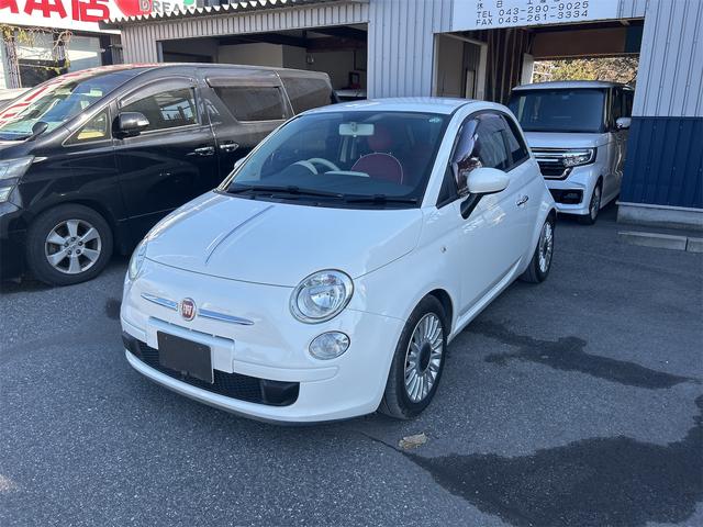 500 ツインエア ポップ CarPlayoオーディオ Bluetooth バックカメラ 純正ホイル 本革調シートカバー(3枚目)