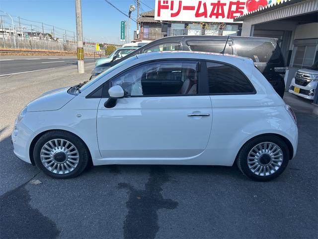 500 ツインエア ポップ CarPlayoオーディオ Bluetooth バックカメラ 純正ホイル 本革調シートカバー(4枚目)