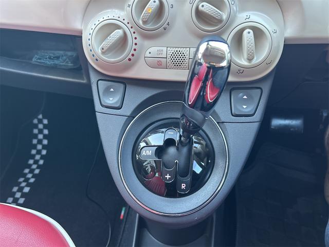 500 ツインエア ポップ CarPlayoオーディオ Bluetooth バックカメラ 純正ホイル 本革調シートカバー(14枚目)