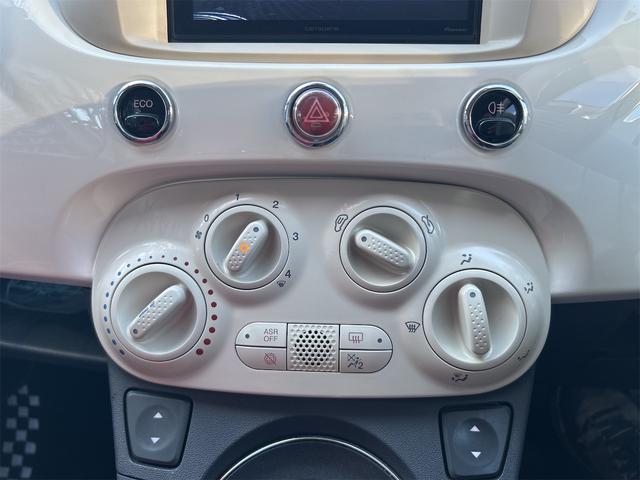 500 ツインエア ポップ CarPlayoオーディオ Bluetooth バックカメラ 純正ホイル 本革調シートカバー(15枚目)