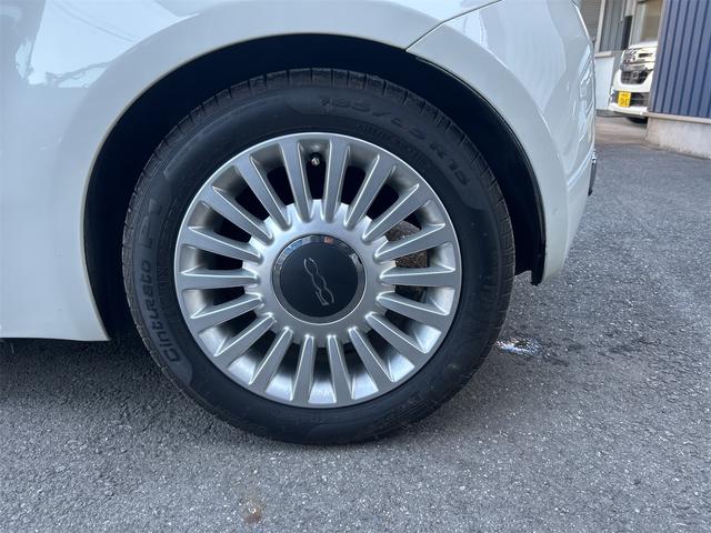 500 ツインエア ポップ CarPlayoオーディオ Bluetooth バックカメラ 純正ホイル 本革調シートカバー(37枚目)